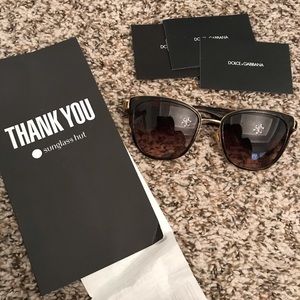 Genuine dolce & gabbana sunglasses cat eye